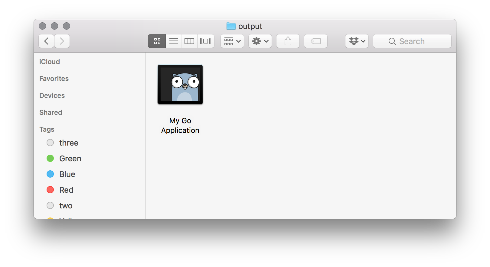 Create a macOS Application from an executable (like a Go binary)