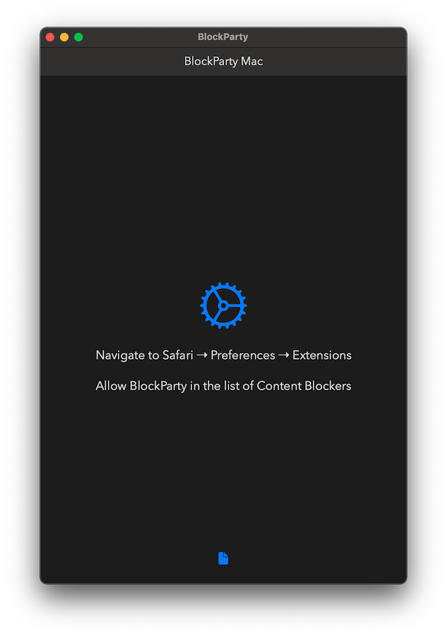 Block PartyAd Blocker App for iOS, macOS