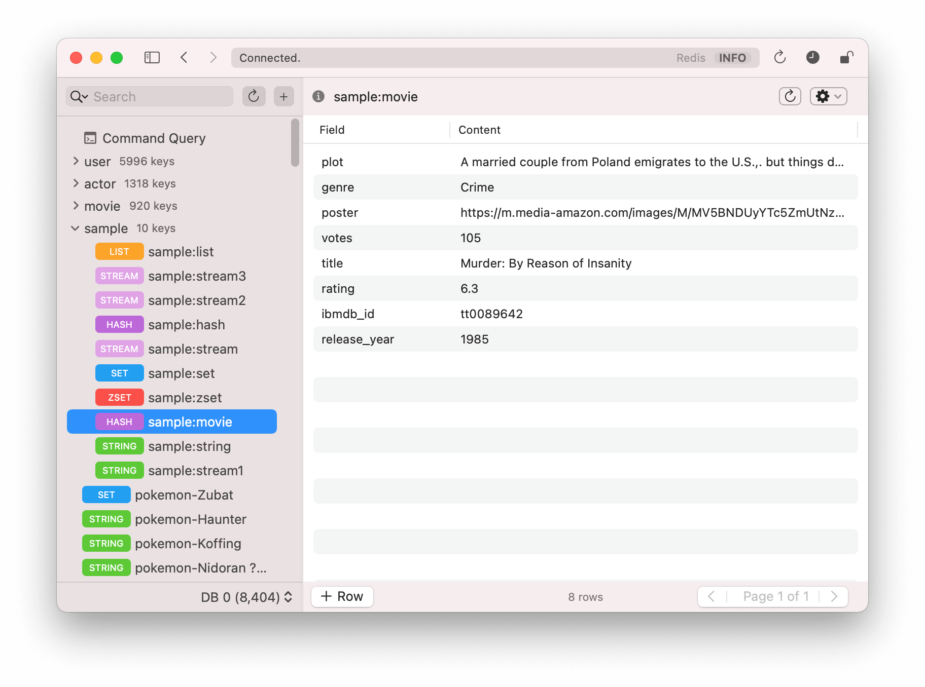Medis is a beautiful, easy-to-use Mac database management application for Redis.