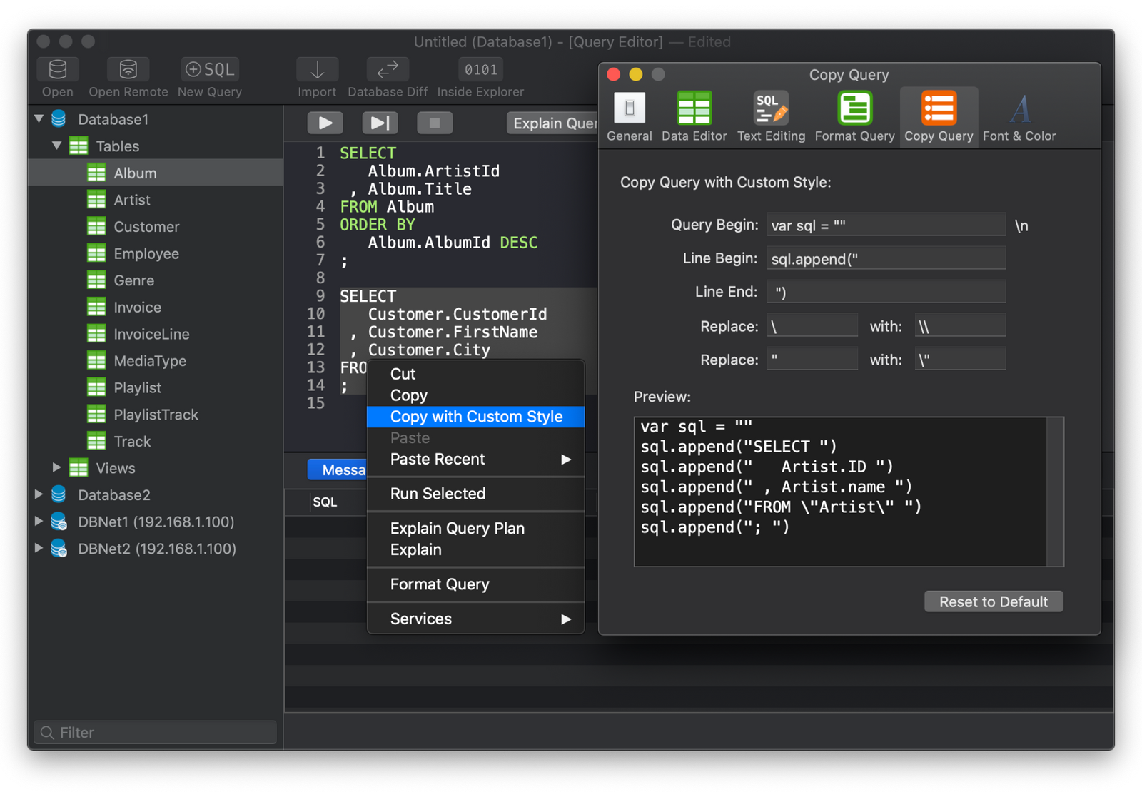 SQLite Editor for Mac & iOS