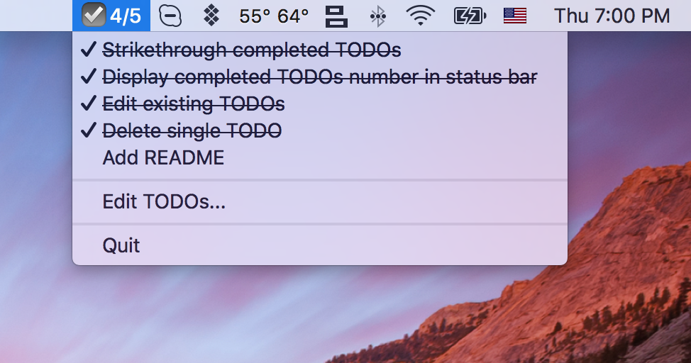 status-bar-todomanage your tasks directly from the macOS menubar